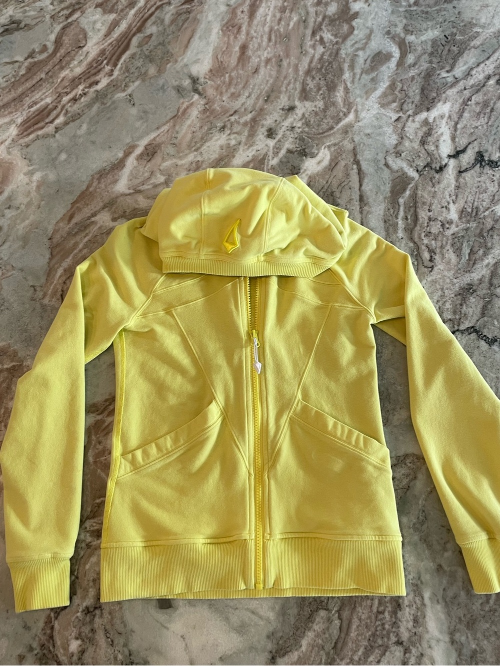 Ivivva Girl by Lululemon Lime Green Suba Hoodie Zip-Up Jacket Size 10